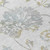 3' X 5' Silver Gray And Gold Floral Washable Indoor Outdoor Area Rug