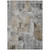 5' X 8' Gray Ivory And Brown Abstract Washable Indoor Outdoor Area Rug