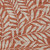 3' X 5' Orange And Ivory Floral Washable Indoor Outdoor Area Rug