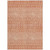 3' X 5' Salmon Gold And Ivory Tribal Washable Indoor Outdoor Area Rug