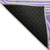 5' X 8' Purple and White Abstract Washable Non Skid Indoor Outdoor Area Rug