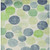 3' X 5' Navy Blue Lime Green And Ivory Geometric Washable Indoor Outdoor Area Rug