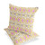 Set of Two 16" X 16" Yellow and White Blown Seam Floral Indoor Outdoor Throw Pillow - 606114818892
