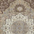 5' X 8' Chocolate Beige And Gray Oriental Washable Indoor Outdoor Area Rug