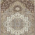 5' X 8' Chocolate Beige And Gray Oriental Washable Indoor Outdoor Area Rug