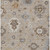 5' X 8' Taupe Silver And Gray Floral Washable Indoor Outdoor Area Rug