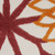 5' Red Yellow Green Orange And Ivory Round Floral Indoor Outdoor Area Rug