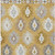 3' X 5' Gold Ivory And Taupe Southwestern Washable Indoor Outdoor Area Rug