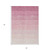 5' X 8' Pink And Ivory Ombre Washable Indoor Outdoor Area Rug