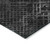 3' X 5' Charcoal Gray And Silver Geometric Washable Indoor Outdoor Area Rug Transitional Style - Charcoal, Gray, Silver Color