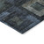 5' X 8' Blue Gray And Charcoal Geometric Washable Indoor Outdoor Area Rug
