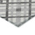 5' X 8' Gray Charcoal And Ivory Geometric Washable Indoor Outdoor Area Rug