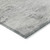 5' X 8' Silver Gray And Ivory Abstract Washable Indoor Outdoor Area Rug - Silver, Gray, Ivory
