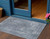 3' X 5' Blue And Gray Abstract Washable Indoor Outdoor Area Rug - Blue, Gray