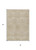 3' X 5' Beige And Ivory Geometric Washable Indoor Outdoor Area Rug Transitional Style - Beige, Ivory Color