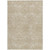 3' X 5' Beige And Ivory Geometric Washable Indoor Outdoor Area Rug
