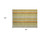 2' X 3' Tan Orange and Green Striped Washable Non Skid Indoor Outdoor Area Rug