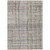 3' X 5' Ivory Pink And Copper Striped Washable Indoor Outdoor Area Rug