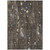 5' X 8' Chocolate And Beige Abstract Washable Indoor Outdoor Area Rug - Chocolate, Beige