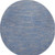 4' Blue And Gray Round Indoor Outdoor Area Rug - Blue, Gray