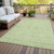 3' X 5' Artichoke Green Mint Green And Ivory Floral Washable Indoor Outdoor Area Rug - Artichoke Green, Mint Green, Ivory