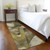 8' Runner Coffee Abstract Washable Non Skid Indoor Outdoor Runner Rug