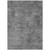 3' X 5' Gray And Smoky Black Abstract Washable Indoor Outdoor Area Rug