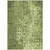 3' X 5' Olive Green Ikat Washable Indoor Outdoor Area Rug