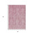 5' X 8' Pink And Ivory Damask Washable Indoor Outdoor Area Rug - Pink, Ivory