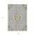 3' X 5' Gray Beige And Ivory Oriental Washable Indoor Outdoor Area Rug