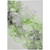 5' X 8' Green Abstract Washable Non Skid Indoor Outdoor Area Rug Transitional Style - Green Color
