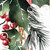 36" White Green And Red Christmas Poinsettia Solid Wood Porch Sign