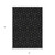 3' X 5' Black And Ivory Geometric Washable Indoor Outdoor Area Rug Transitional Style - Black, Ivory Color