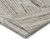 3' X 5' Beige Brown And Ivory Geometric Washable Indoor Outdoor Area Rug
