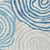 5' X 8' Teal Blue Ivory And Silver Abstract Washable Indoor Outdoor Area Rug
