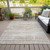 5' X 8' Beige Taupe And Ivory Abstract Washable Indoor Outdoor Area Rug - Beige, Taupe, Ivory