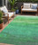 5' X 8' Green And Mint Green Abstract Washable Indoor Outdoor Area Rug - Green, Mint Green