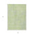 3' X 5' Lime Green Gray And Ivory Geometric Washable Indoor Outdoor Area Rug