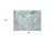 2' X 3' Teal Abstract Washable Non Skid Indoor Outdoor Area Rug - Teal Blue