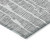 5' X 8' Gray And Ivory Abstract Washable Indoor Outdoor Area Rug Transitional Style - Gray, Ivory Color