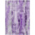 5' X 8' Purple Washable Non Skid Indoor Outdoor Area Rug