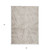 3' X 5' Beige And Brown Abstract Washable Indoor Outdoor Area Rug Transitional Style - Beige, Brown Color