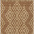 3' X 5' Brown And Beige Geometric Washable Indoor Outdoor Area Rug Transitional Style - Brown, Beige Color