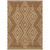 3' X 5' Brown And Beige Geometric Washable Indoor Outdoor Area Rug Transitional Style - Brown, Beige Color