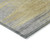 5' X 8' Gold Gray And Charcoal Abstract Washable Indoor Outdoor Area Rug