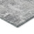 2' X 3' Gray Abstract Washable Non Skid Indoor Outdoor Area Rug - Gray
