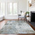 5' X 8' Brown Taupe And Gray Abstract Washable Indoor Outdoor Area Rug