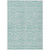 5' X 8' Turquoise Teal Blue And Gray Striped Washable Indoor Outdoor Area Rug