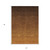 5' X 8' Chocolate And Brown Ombre Washable Indoor Outdoor Area Rug