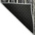 3' X 5' Black Gray And Ivory Striped Washable Indoor Outdoor Area Rug - Black, Gray, Ivory